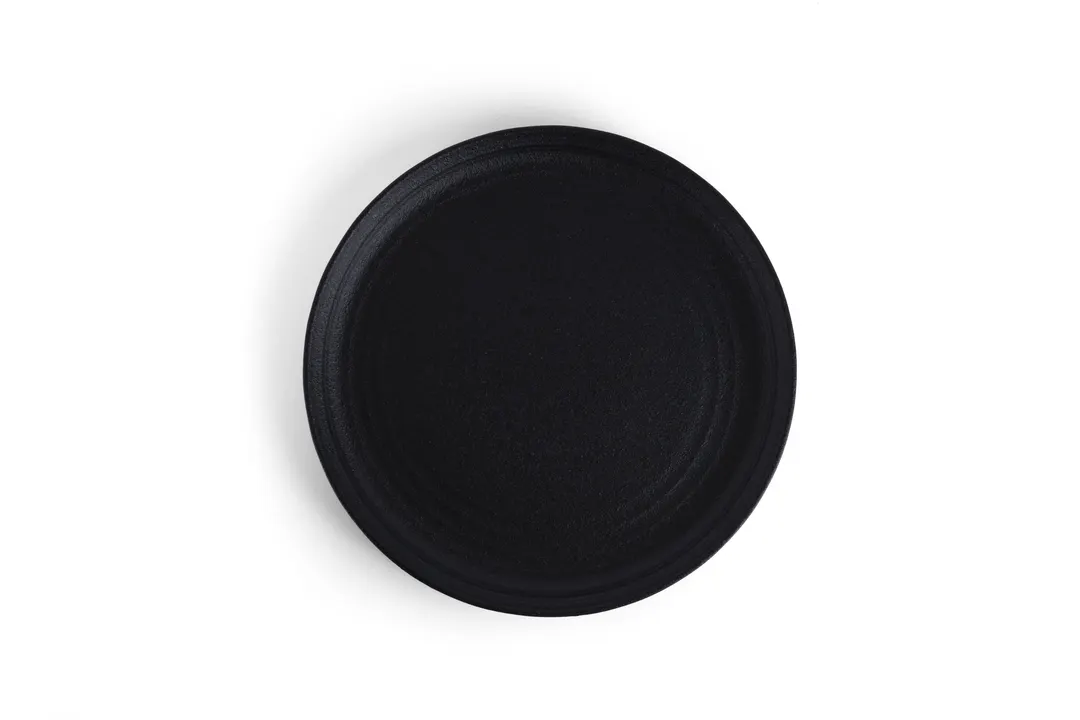 Ariane Porcelain AARARN259011030 Black 11-4/5" Round Coupe Rim Plate, 6/Case