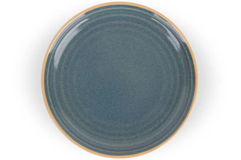 Ariane Porcelain AARARNA87011017 Coupe Plate, 6 2/3" (17 cm), Reactive Sapphire Porcelain - 12/Case