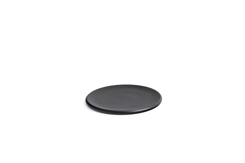 Ariane Porcelain ADEARN259011016 China Plate, 6 2/7" (16 Cm), Black Dazzle, Porcelain - 6/Case