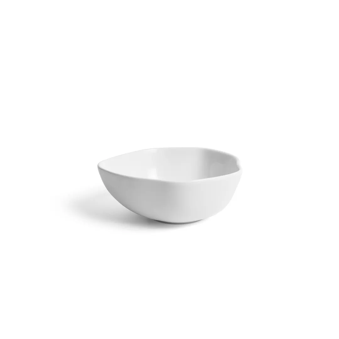 Ariane Porcelain AERARN000022010 Earth Bowl, 3 3/4" Ivory Porcelain, Non-Stackable, 12/Case