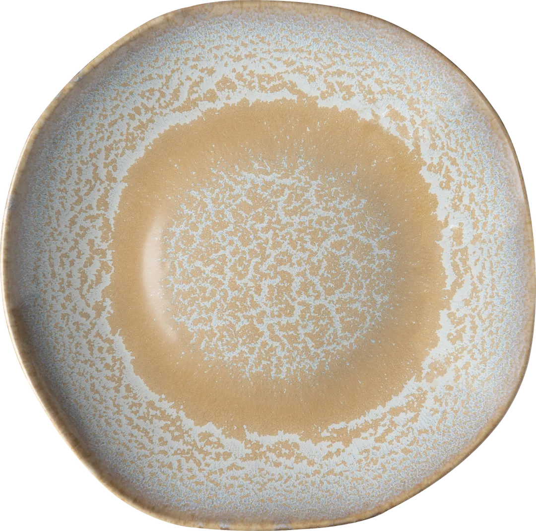 Ariane Porcelain AERARNC98011016 China Plate, 6 2/7" Mohenjodaro Inside Sage Outside - 12/Case