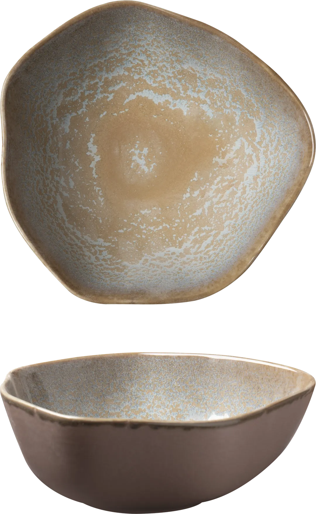 Ariane Porcelain AERARNC98022014 5" Earth Bowl, 14 cm, Mohenjodaro/Dessert Sage, 12/Case