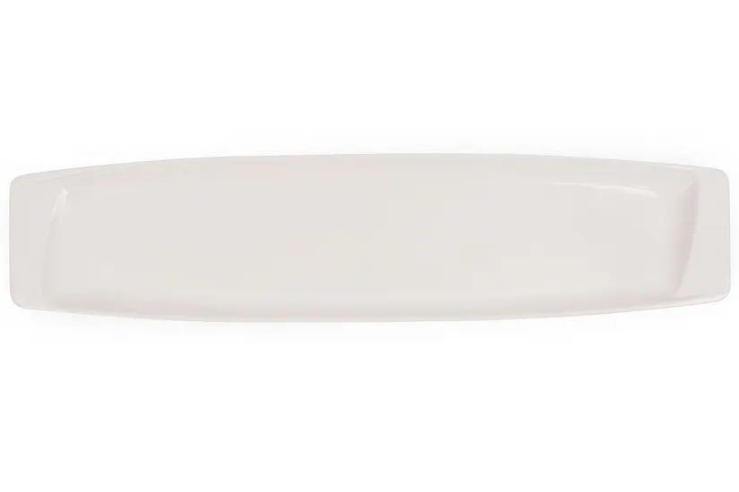 Ariane Porcelain AGNARN000011045 China Platter, 17" x 4" Ivory Porcelain Rectangular, 6/Case