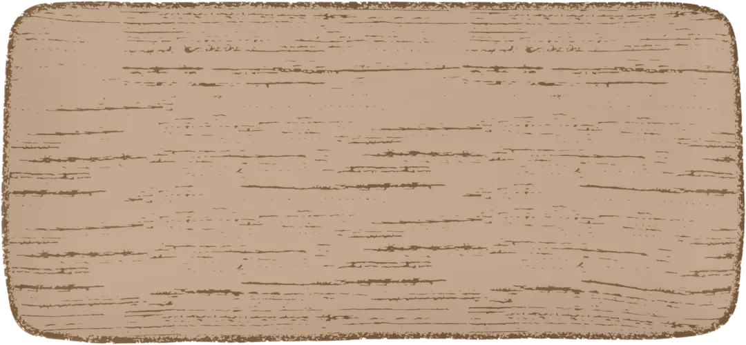 Ariane Porcelain AGNARN428011036 Rectangular Plate, 14 1/6" x 6 1/2", Tornado Sand Porcelain -6/Case