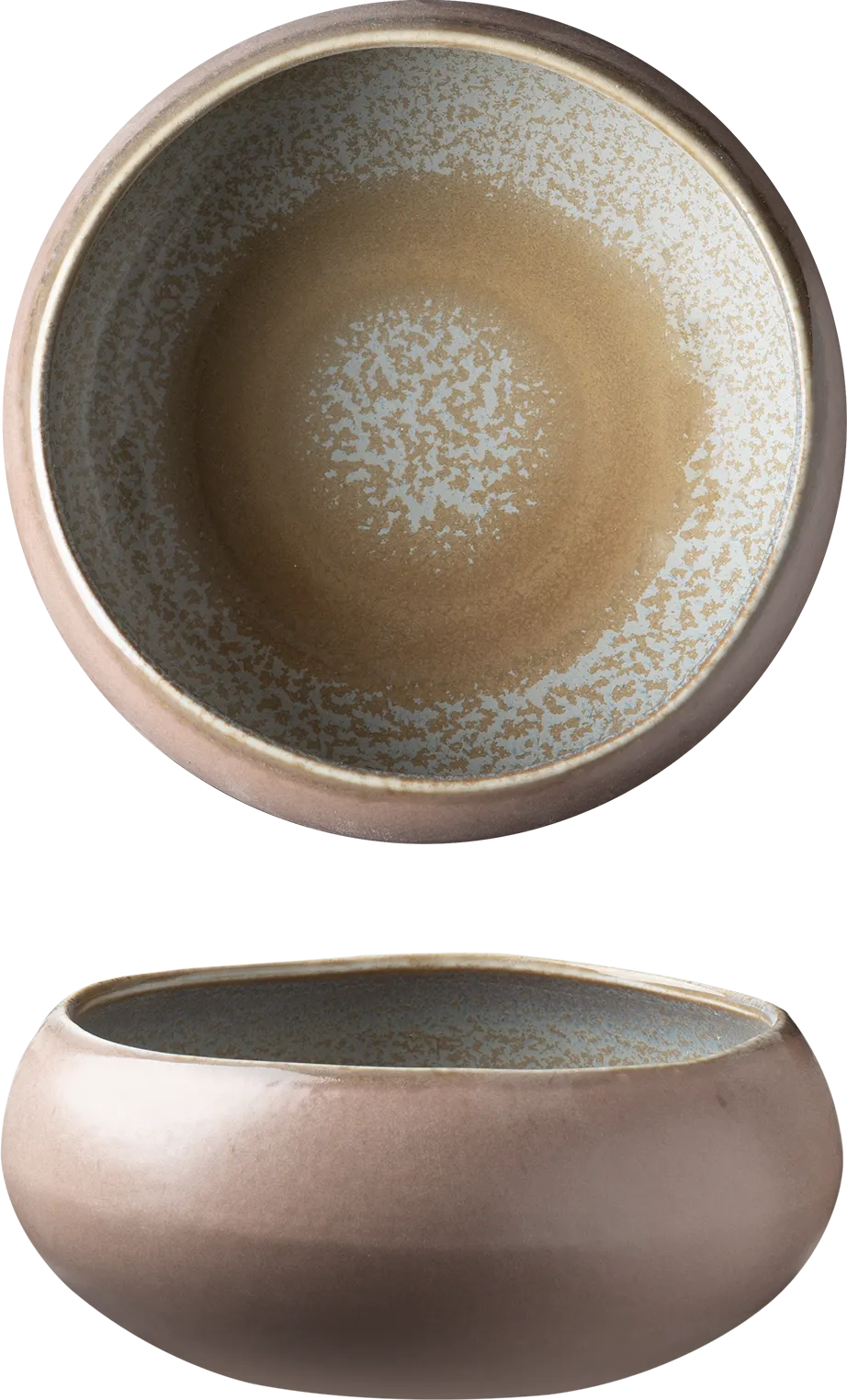 Ariane Porcelain AISARNC98022021 - 8 1/4" China Bowl, Porcelain, Mohenjodaro/Dessert Sage, 2/Case