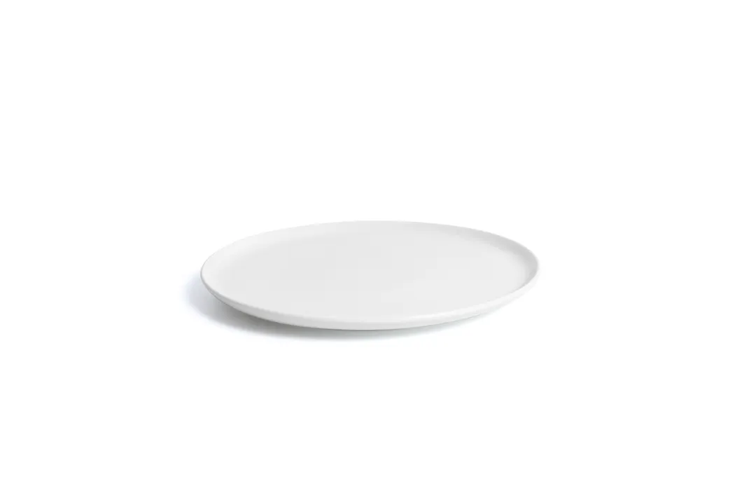 Ariane Porcelain ALGARN000011003 Legacy Coupe Flat Plate, 8-2/3" Round, Warm White Porcelain, 12/Case