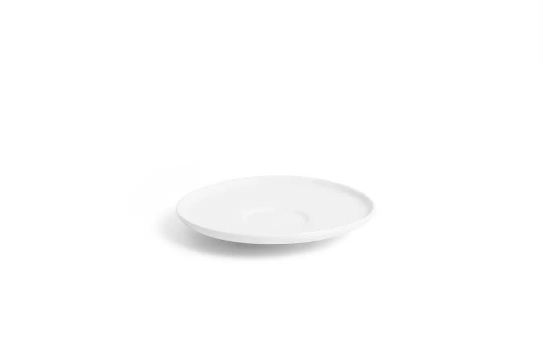 Ariane Porcelain ALGARN000014013 Legacy Saucer, 5 1/8" (13 cm), Warm White, Porcelain - 12/Case