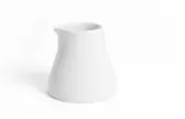 Ariane Porcelain ALGARN000065005 Creamer Pitcher, 1 2/3 Oz, Warm White, No Handle - 12/Case
