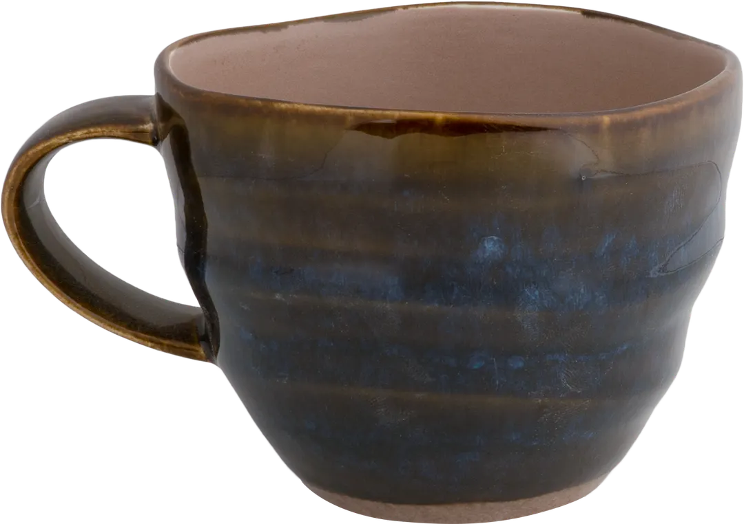 Ariane Porcelain ALPARND53044009 3oz Splash Denim Inside, Sage Dessert Outside, Cups – 12/Case