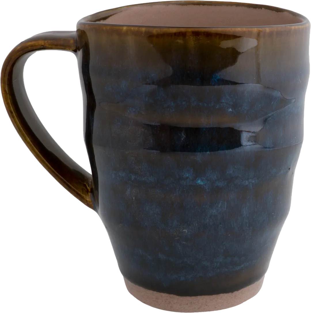 Ariane Porcelain ALPARND60054030 China Mug, 10-11oz Sage Inside Denim Outside, Non-Stackable - 6/Case