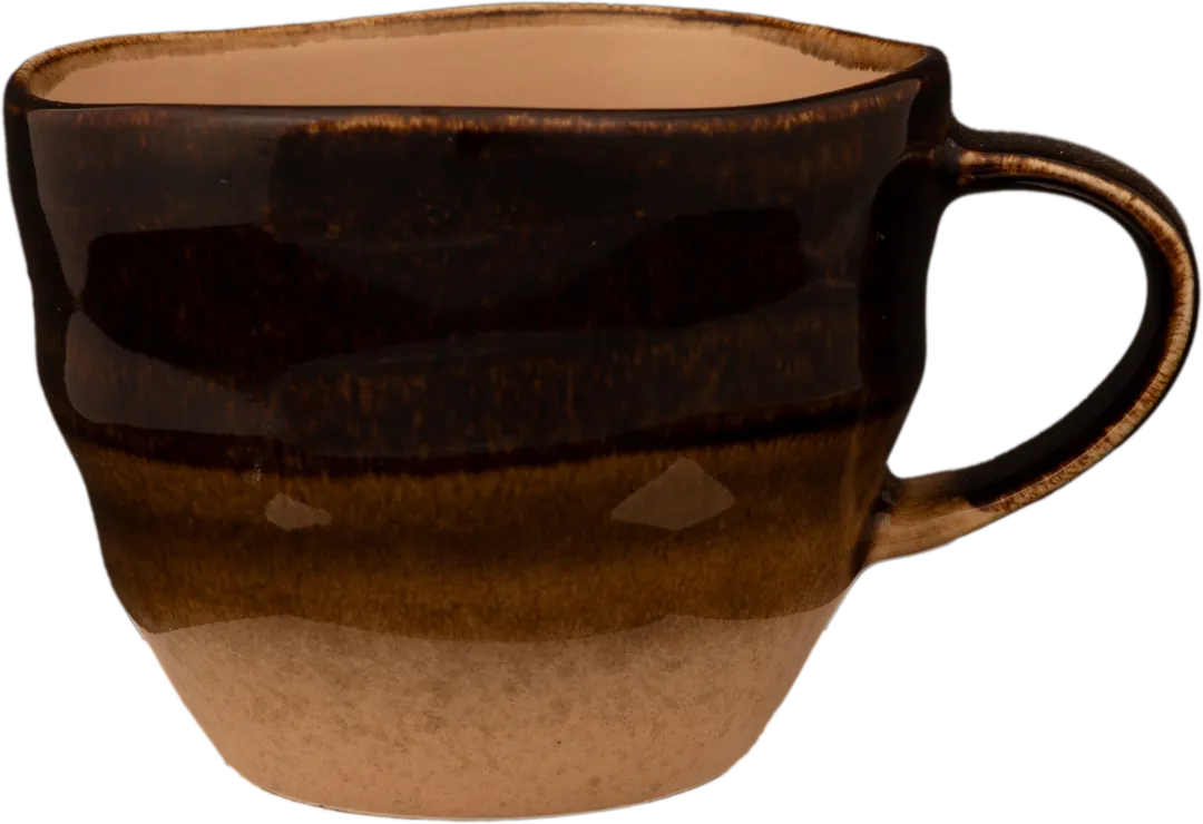 Ariane Porcelain ALPARND63044023 Non-Stackable Cup, 7/9 Oz, Splash Edge Sahara, Case Of 12 Pcs