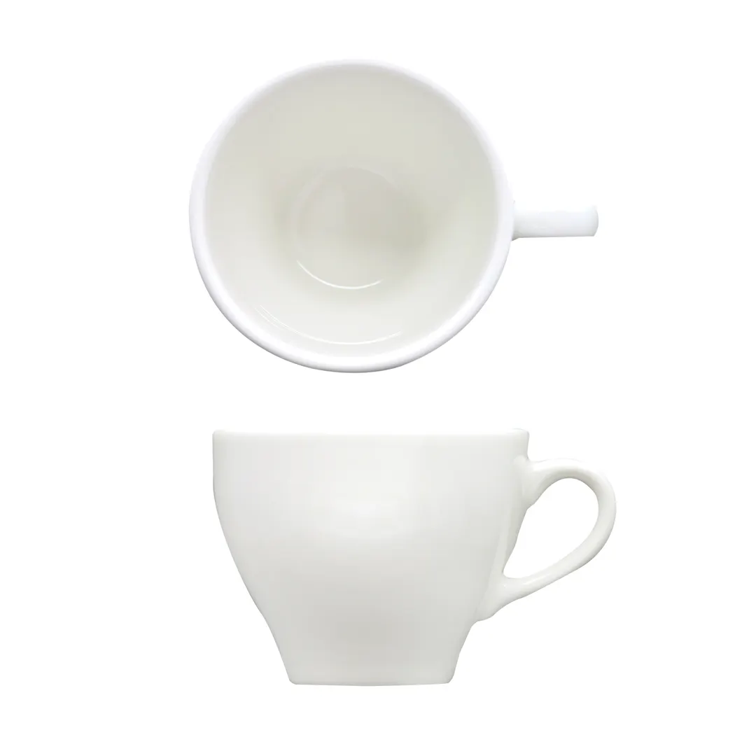 Ariane Porcelain AMKARN000044007 Mokka 2 3/8 Oz Cups, Warm White Porcelain, 7 Cl, 12/Case