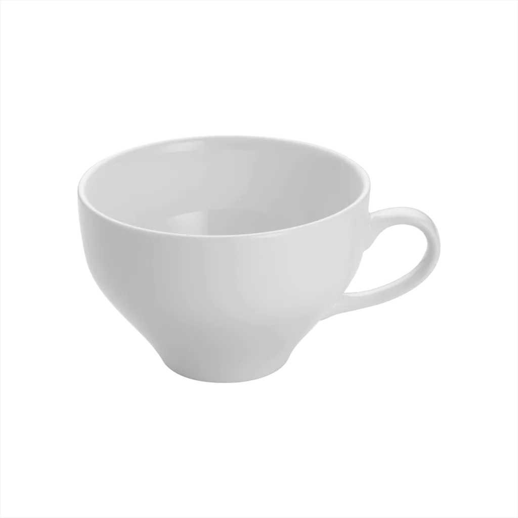 Ariane Porcelain AMKARN000044030 Mokka Cup, 10 1/7 Oz, Warm White, Porcelain - 6/Case