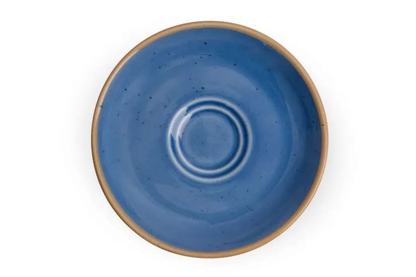 Ariane Porcelain AMKARN043014013 Ocean Color 5 1/8" Round Porcelain Saucer Set - 12/Case