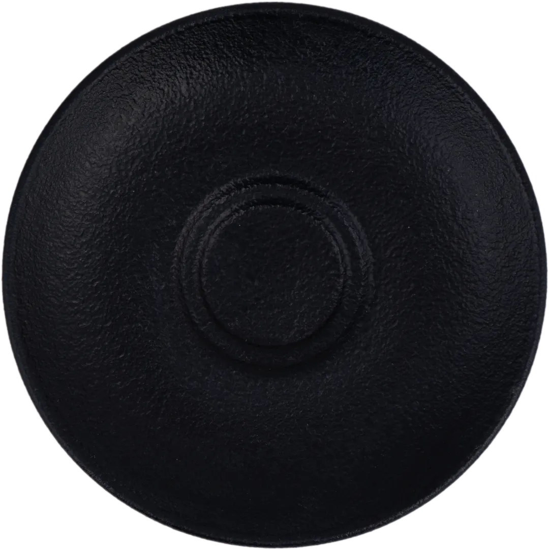 Ariane Porcelain AMKARN259014016 Black Dazzle 6.5" (16 cm) Porcelain Saucer Set – 12/Case
