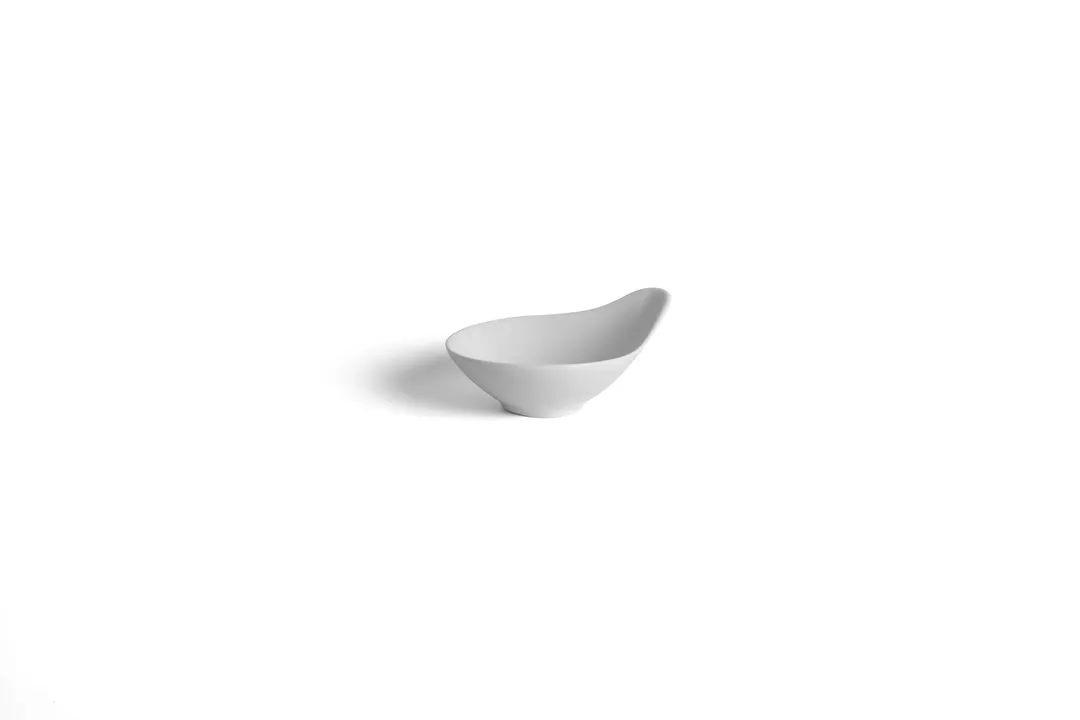 Ariane Porcelain AMNARN000101010 Miniature Slope Round Bowl, 4 1/5" x 3 1/3", Ivory Porcelain, 18/Case