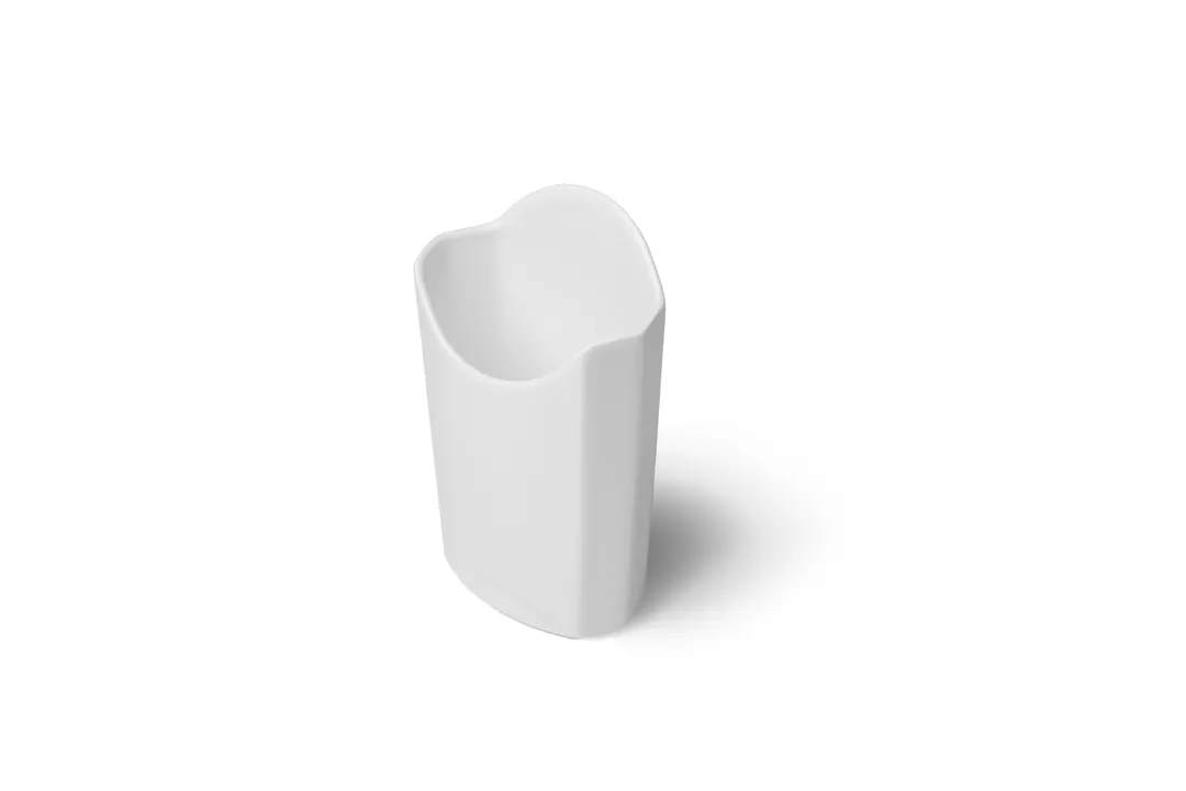 Ariane Porcelain AOTARN000080016 Taco Holder, 6 2/7" (16 cm) Ivory Porcelain, 6-Piece Case - 6/Case