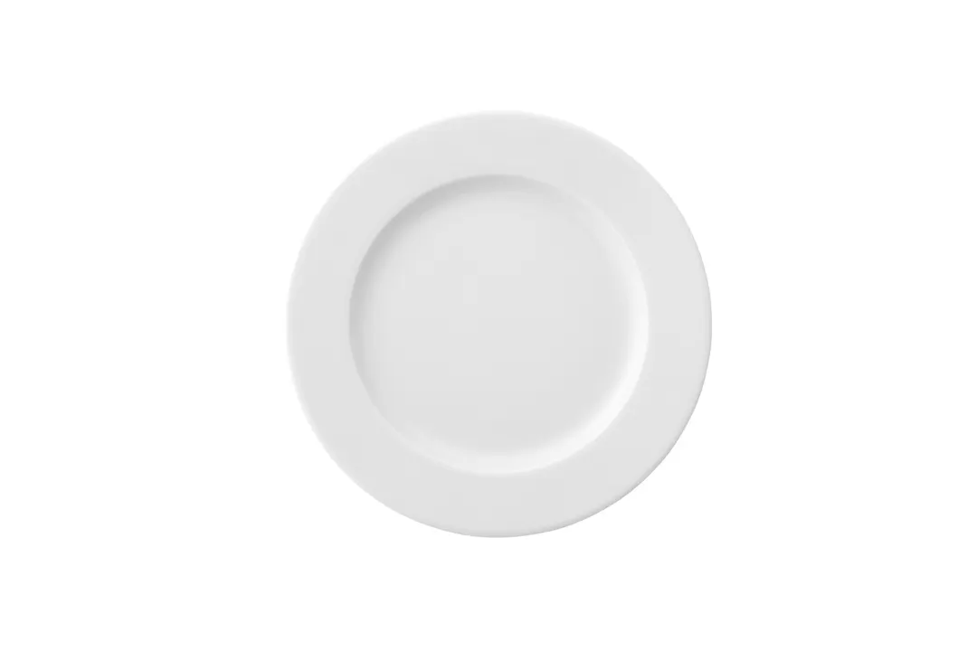 Ariane Porcelain APRARN000011025 China Plate, 9.100" Round, Ivory, Porcelain - 12/Case