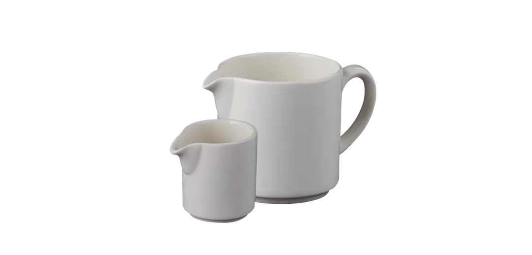 Ariane Porcelain APRARN000064015 Creamer Pitcher, 5 Oz (15 Cl) Ivory Porcelain, Handle, 12/Case