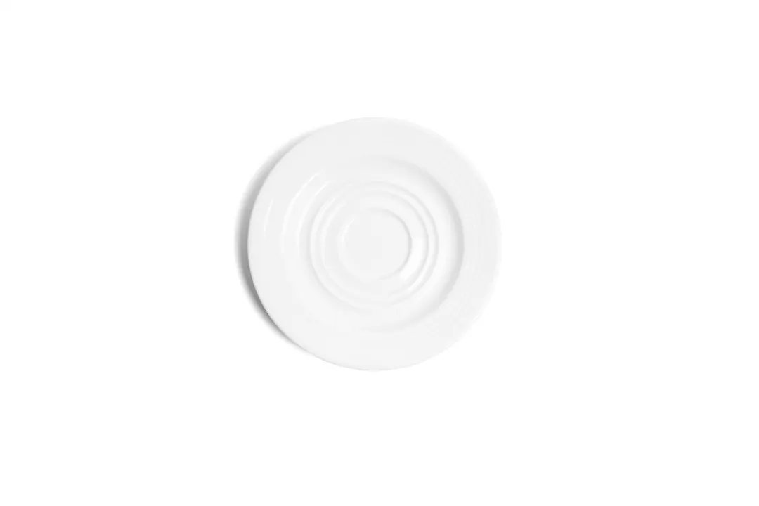 Ariane Porcelain APRARN120014015 Ivory Eclipse China Saucer, 6" (15 Cm) - 12/Case