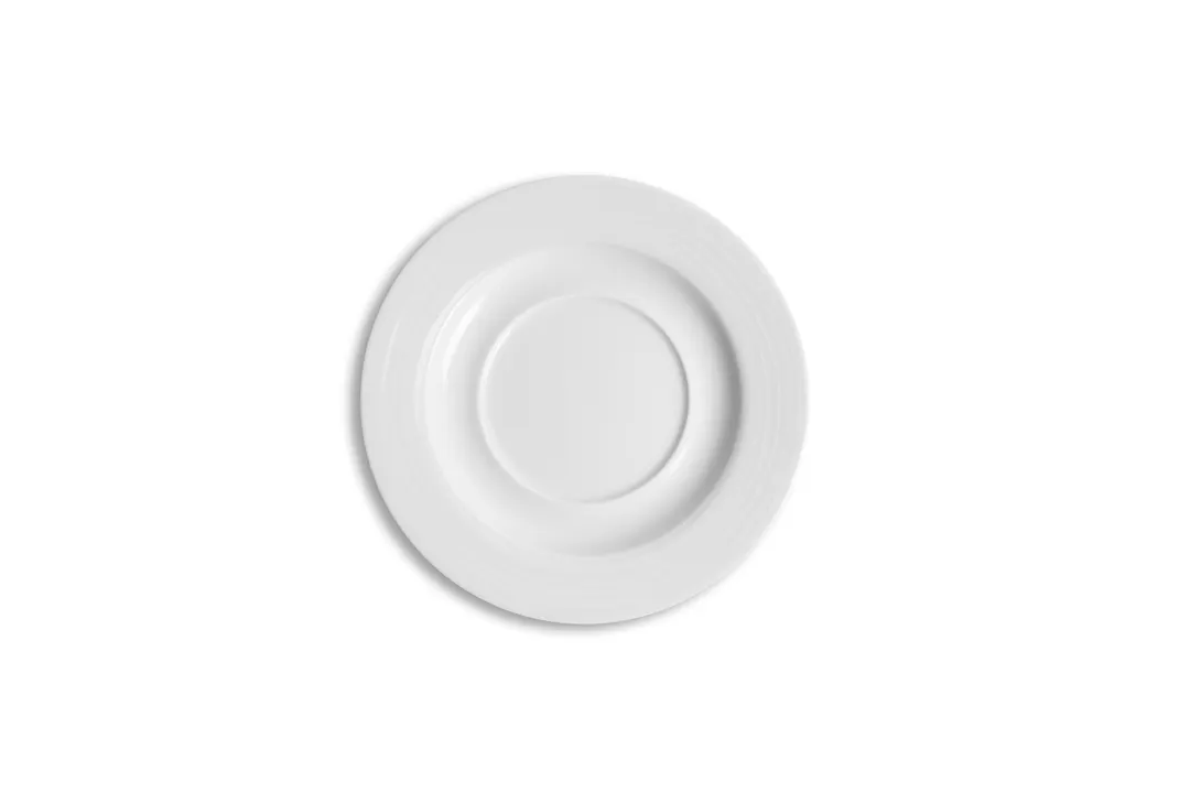 Ariane Porcelain APRARN120014017 China Saucer, 6 2/3" Round, Ivory Eclipse Porcelain - 12/Case