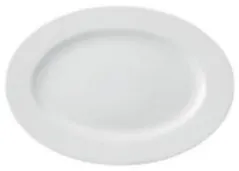 Ariane Porcelain APRARN121015036 Oval Ivory Porcelain Platter 14 1/6" x 8 2/3", 6/Case