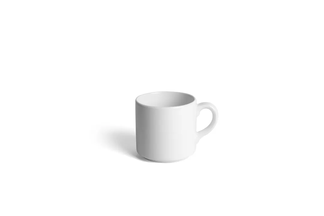 Ariane Porcelain APRARN121043009 Stackable Espresso Cups, 3 oz (9 cl), Ivory Porcelain, 12/Case