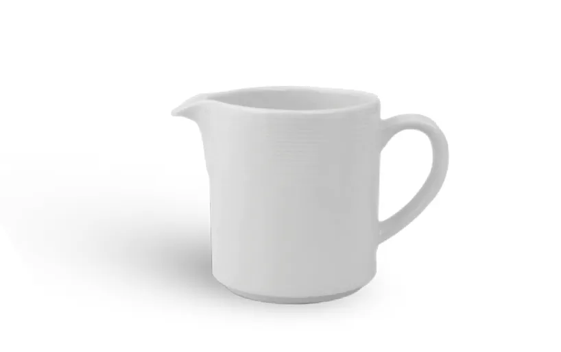 Ariane Porcelain APRARN121064025 Creamer Pitcher, 8.4 oz, Ivory Porcelain, Handle, 12/Case