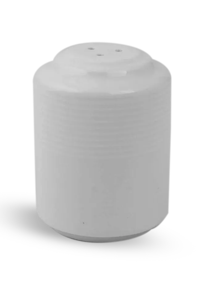 Ariane Porcelain APRARN121071001 Ivory Orba Salt Shaker, 2" Height, Porcelain - 12/Case