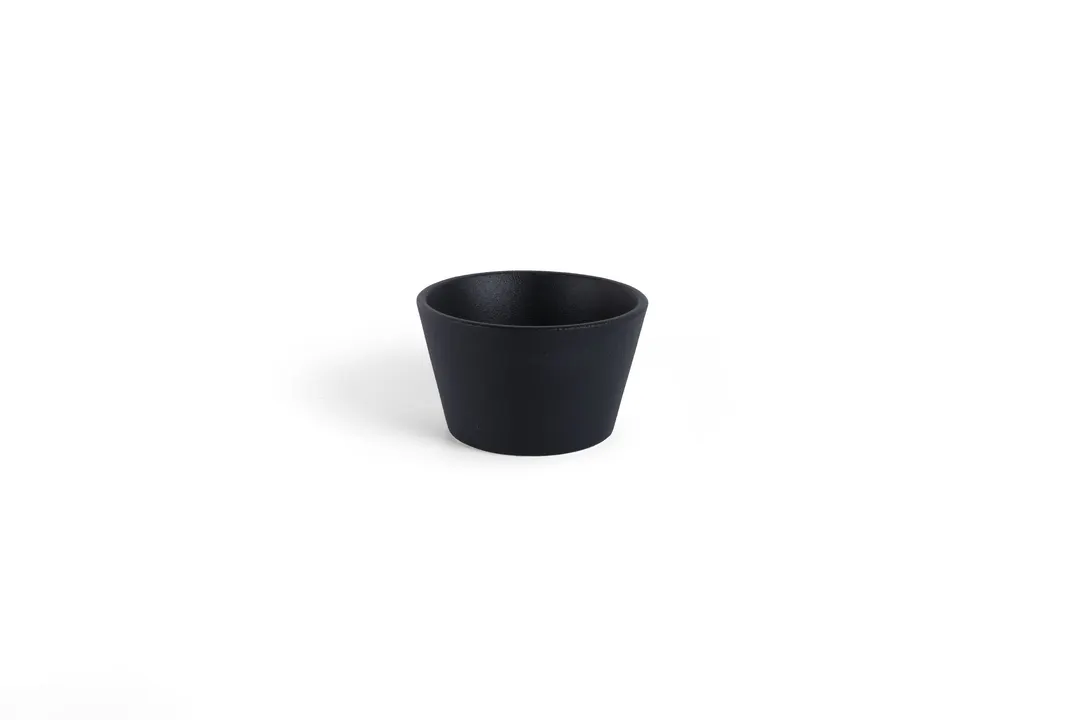 Ariane Porcelain APRARN259022010 Conical Stackable China Bowl, 4" Black Dazzle Porcelain, 12/Case