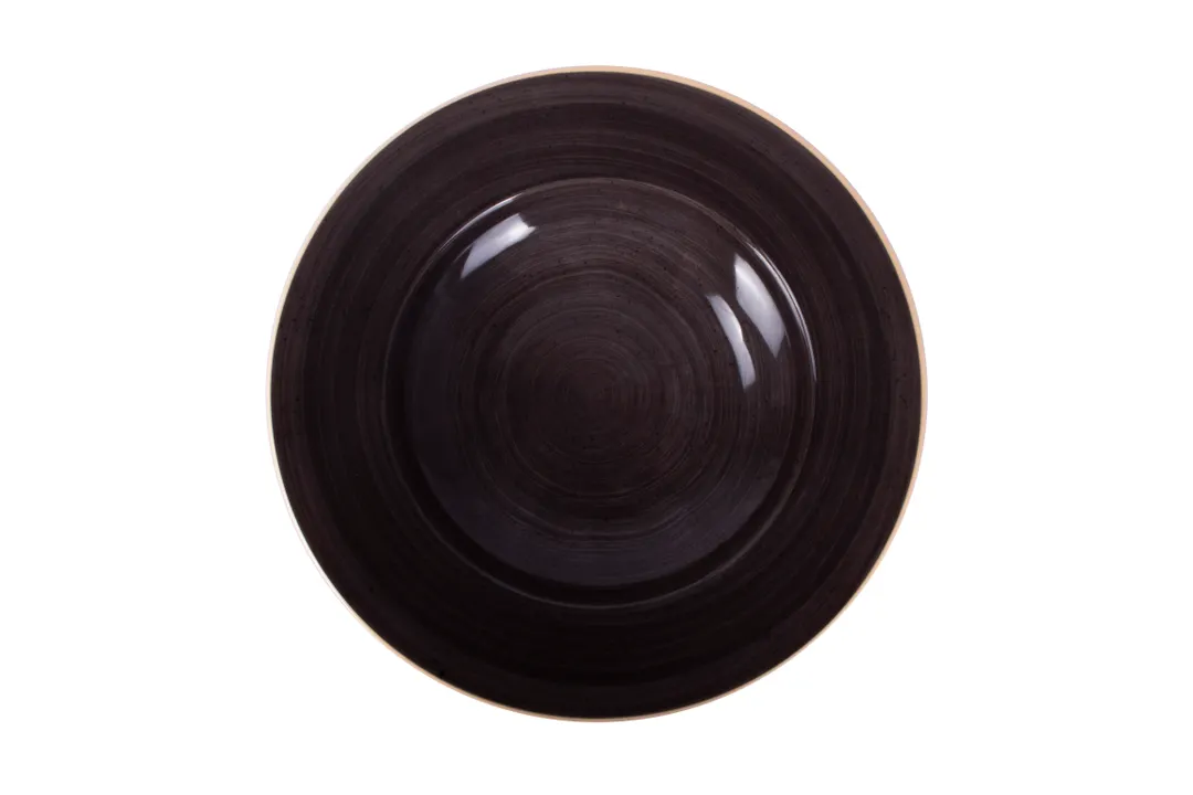 Ariane Porcelain APRARN263012026 Deep Plate, 10.25" (26 Cm), Twister Mokka, Porcelain - 6/Case
