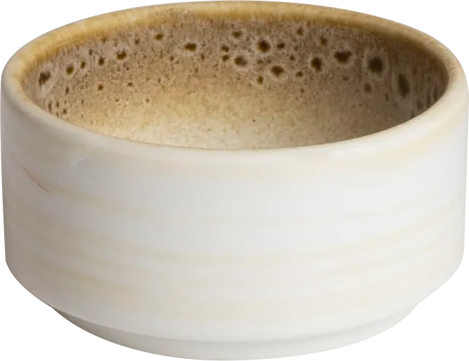 Ariane Porcelain APRARND51075001 China Ramekin, 2 3/4" (7 Cm), Jaguar Color, Porcelain - 12/Case