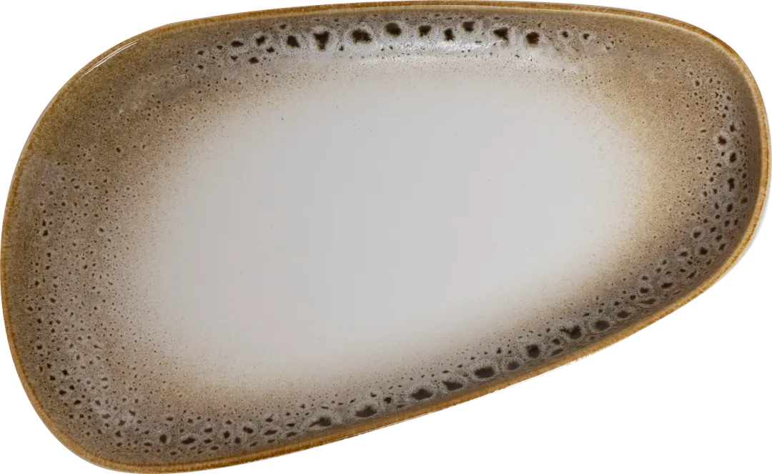 Ariane Porcelain ARTARND51101011 Upala Plate 10 4/5" x 6 1/6", Porcelain, Jaguar - 6/Case