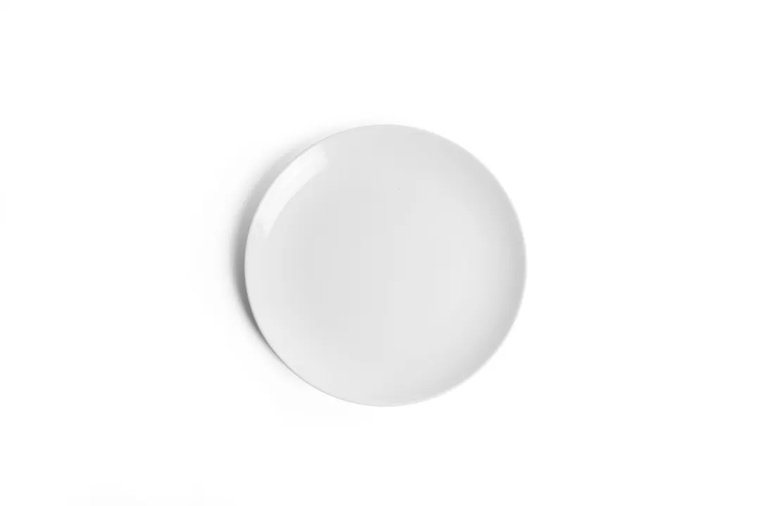 Ariane Porcelain AVCARN000011021 Ivory 8 1/4" Round Rimless China Plate - 12/Case