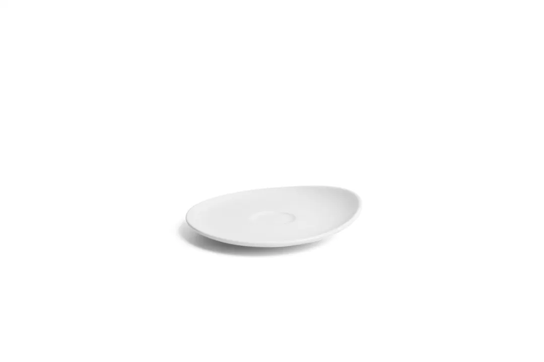 Ariane Porcelain AVCARN000014013 Vital Coupe Espresso Saucer, 5 1/8" Ivory Porcelain - 12/Case