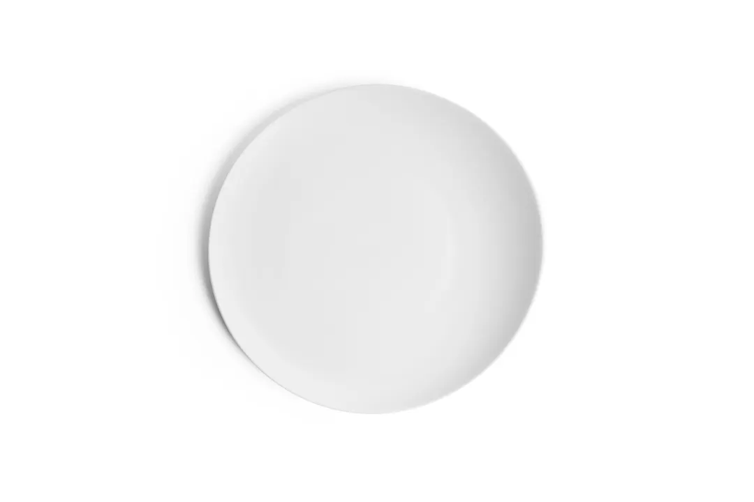 Ariane Porcelain AVCARN000111027 Vital Coupe 10 5/8" Round Plate, Ivory Porcelain, 27 cm - 12/Case