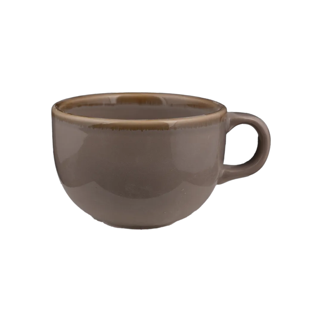 Ariane Porcelain AVCARN257044020 Vital Coupe Coffee Cup, 6 3/4 Oz, Porcelain, Splash Beige - 12/Case