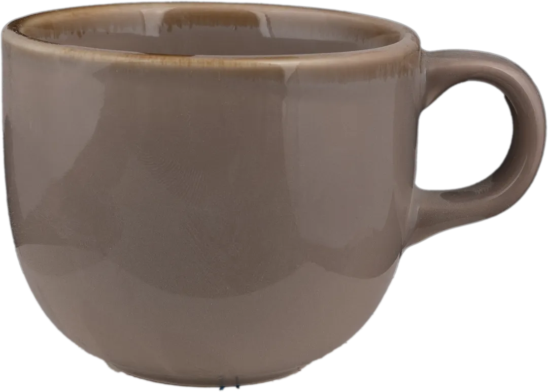 Ariane Porcelain AVCARN257044023 Vital Coupe Tea Cup, 7 7/9 Oz, Splash Beige, Porcelain - 12/Case
