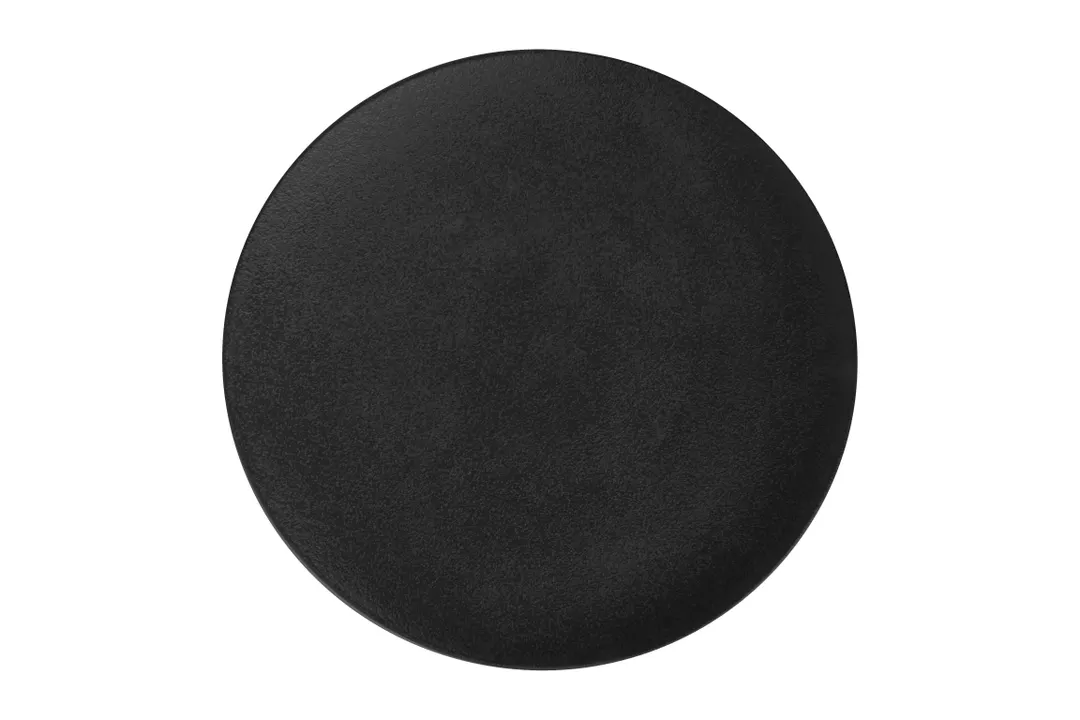 Ariane Porcelain AVCARN259011018 Round Rimless 7" Black Dazzle Porcelain China Plate – 12/Case