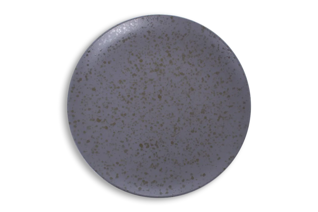 Ariane Porcelain AVCARNA68011015 6" Round Rimless China Plate, Oxide Fly Ash Porcelain – 12/Case