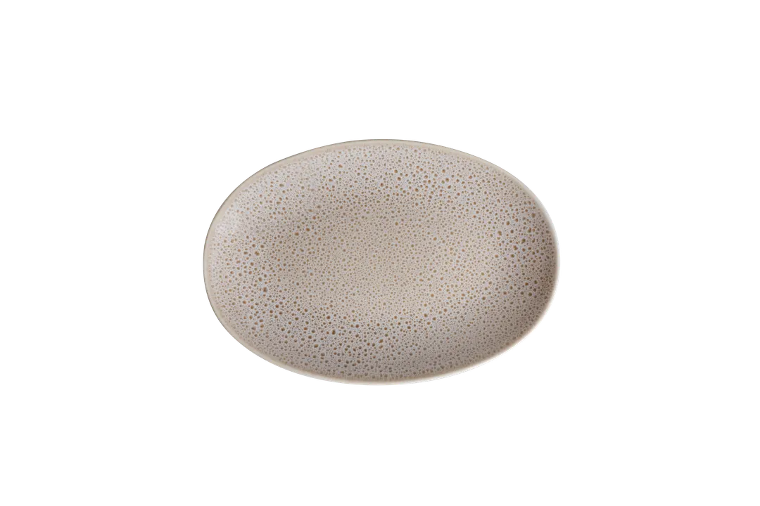 Ariane Porcelain AVCARNC65015026 Coupe Oval Plate, 10-1/4" Milky White Porcelain, Round Rim – 12/Case