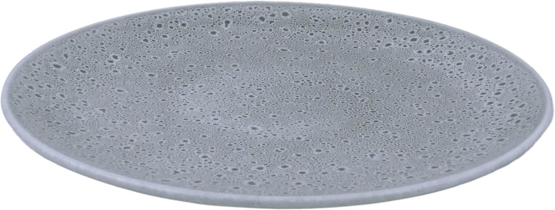 Ariane Porcelain AVCARNC79011027 Round Rimless Plate 10 5/8" Porous Pistachio Porcelain - 6/Case
