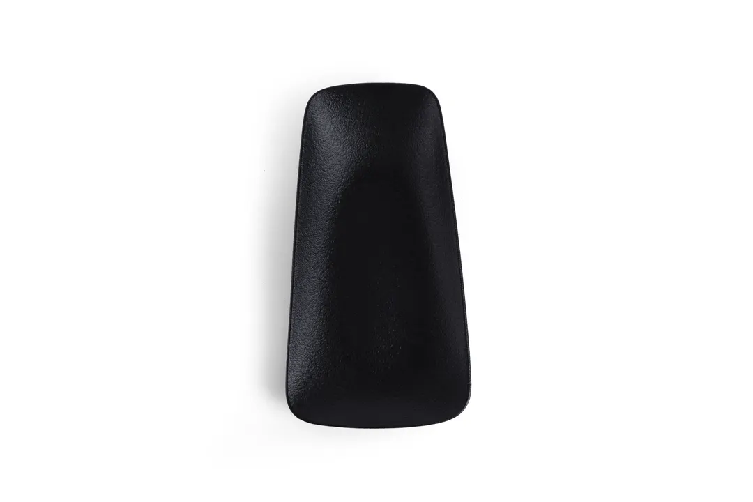 Ariane Porcelain AVRARN259011029 - 6-Piece Black Dazzle Rectangle Plate, 11 3/7" x 6 1/9", 6/Case