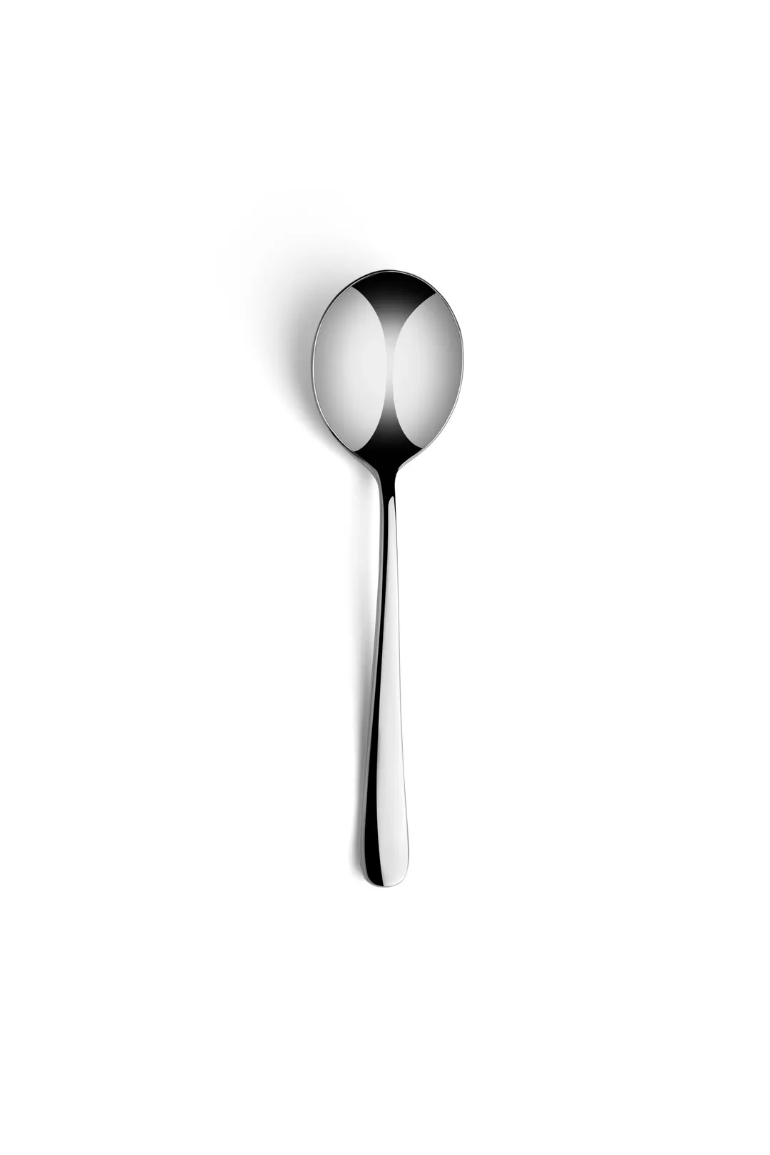 Ariane Porcelain CORB135ARN108 7" 18/10 Stainless Steel Heavy Weight Bouillon Spoon - 12/Case