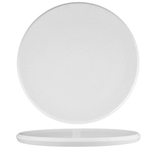 Ariane Porcelain DDEARN11Q011016 Slide Plate - 6.3" Round Crackle Porcelain China Plate, 6/Case
