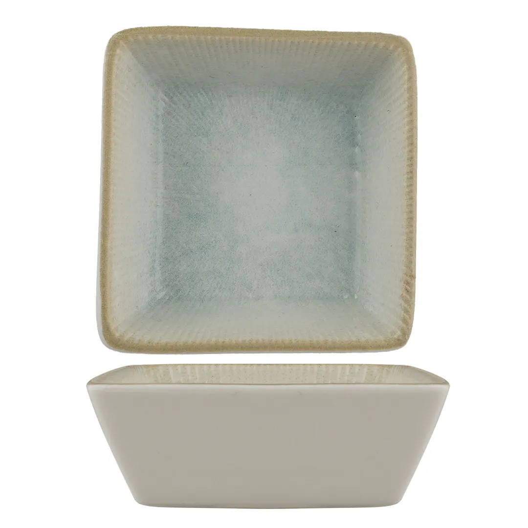 Ariane Porcelain DMNARN09T101002 Miniature Squire Plate, 2 3/4" Round, Paros Aqua Porcelain, 18/Case