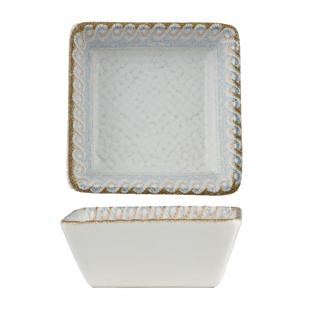 Ariane Porcelain DMNARN11L101002 Miniature Squire Round Plate 2 3/4" x 2 3/4", Porcelain, 18/Case