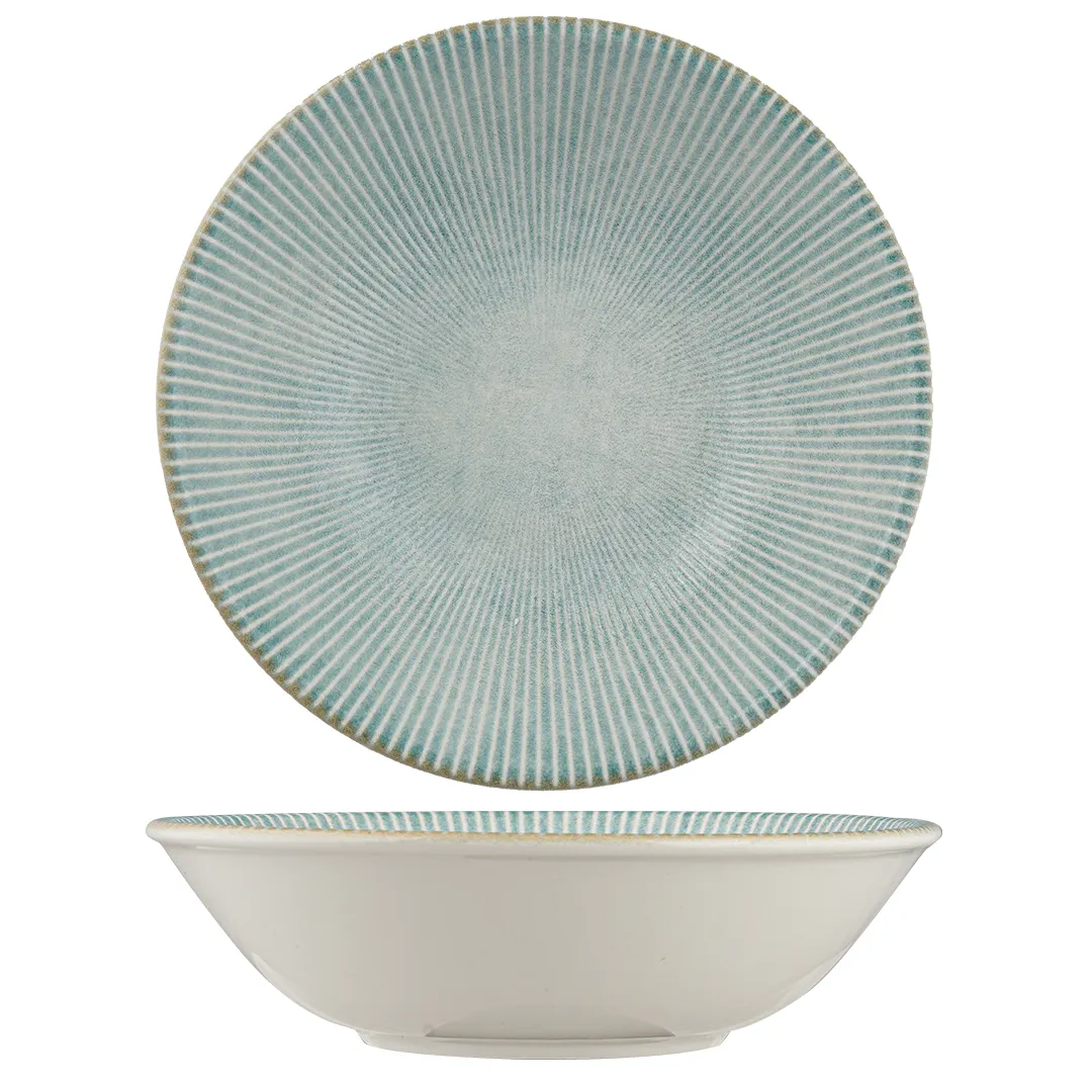Ariane Porcelain DPRARN09T029011 4" Salad Bowl, Paros Aqua Porcelain - 12/Case