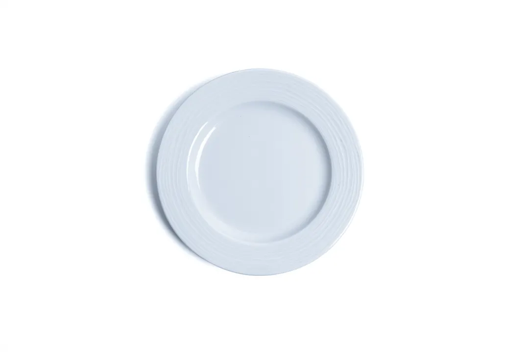 Ariane Porcelain DPRARN13A011027 China Plate, 10 5/8" Flat, Glacier Eclipse, Porcelain - 12/Case