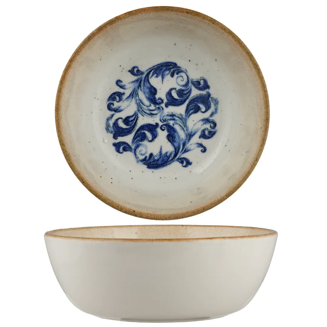 Ariane Porcelain DTIARN11K022009 Non-Stackable 3" Amalfi Porcelain Bowl, 3" Diameter General Use 12/Case